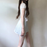 Rose Garden Mini Skirt - MINT
