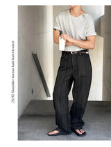 [S/S] Shoulder button half knit(4color)