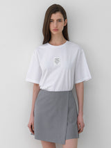 (T-7052)ESSENTIAL LABEL OVERFIT TEE