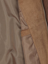 Owen knitwear suede jacket