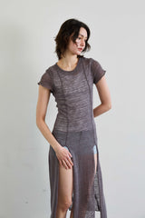 WITTY KNIT ONE-PIECE / MOCHA
