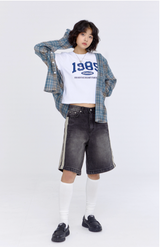 Multi-Plaid Checkered Overfit Shirt (JTOSRT-0001)