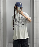 シンボルエフォートオーバーフィットTシャツ - 4COLOR