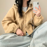 ディーウィンストリングアバントスナップフード付きジャンパー