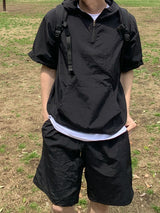 Terry Anorak Nylon Hooded Setup