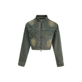 Bren Wash Denim Zip Up