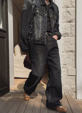 Theron Deep Washing Denim Pants