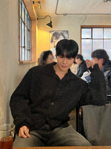 INF High-neck cardigan