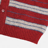 [wool21%] スウェイマルチストライプカーディガン