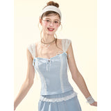 [GirlyFancyClub] Ballet Sporty Sleeveless Tank Top