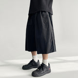 Ossie Piping Pin String Nylon Bermuda Pants (3 colors)