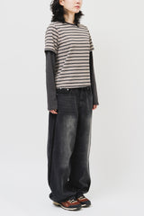 (W) Pepper Layered Longsleeve (2color)
