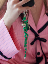 ROPE COMB KEYRING / GREEN