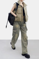 Tima Layered Strap Pocket Pants
