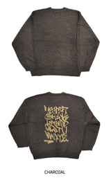 Reversal printed knitwear