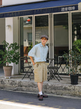 WIT LOOSE HALF SHIRT