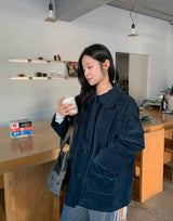 レンパ コーデュロイ リボンカラー ジャケット
