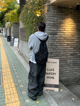 カッテイルケーブルフードニットジップアップ