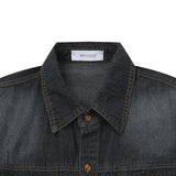 ALYTH ROLL UP DENIM SHIRT UNISEX (2Color)