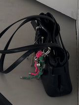ROPE COMB KEYRING / GREEN