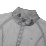 KIRSH PLAIN ULTRALIGHT CROP WINDBREAK - GRAY