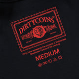DirtyCoinsプリントラベルタンクトップ ブラック
