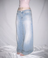 blush lace denim pt