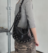 Punching Stud Shoulder Bag