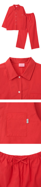 アーロックパジャマセット (Red)