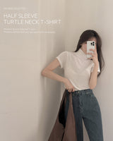 【MADE】タートルネック半袖Tシャツ