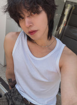 Glo Ribbed Layered Sleeveless