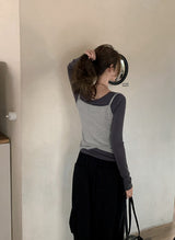 Bona Casual Border Button Sleeveless (5color)