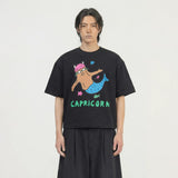 PEANUT STAIN - ワッツユアサインゾディアックカプリコーンボクシーTシャツ