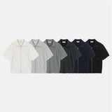 コメットショートスリーブニットジップアップ(6 Colors)