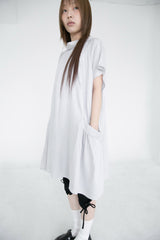 mock neck shirring pocket ops(3colors)