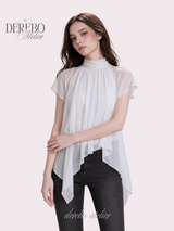 Lumi Chiffon Ivory Blouse