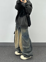 western cargo balloon pants