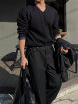 Fitz layered vneck