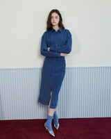 ロゴポプリンシャツ [NAVY]