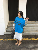 【即日発送】YWD ウェルカムTシャツ_ブルー (1color)