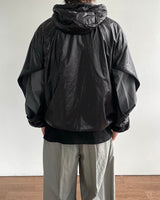 Wave Zipper Hood Windbreaker