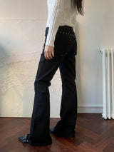Dustline Stud Western Bootcut Long Pants