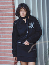 DOUBLE LAYER SKIRT (BLACK)