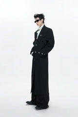 Tailored Split Hem Overcoat