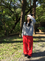 リッカーバンディングワイドスウェットパンツ（3c）