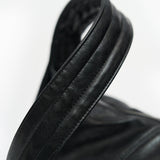 Split Half Moon Messenger Bag_Black