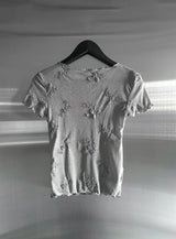 Blume Flower Embroidered Short Sleeve T-shirt
