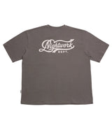 N.W.D スクリプトロゴTシャツ_グレー
