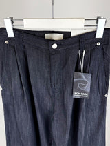 SLAB PINTUCK WIDE JEANS (3C)
