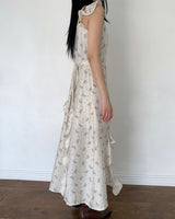 oat flower long dress